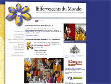 Tablet Screenshot of effervescents-du-monde.com